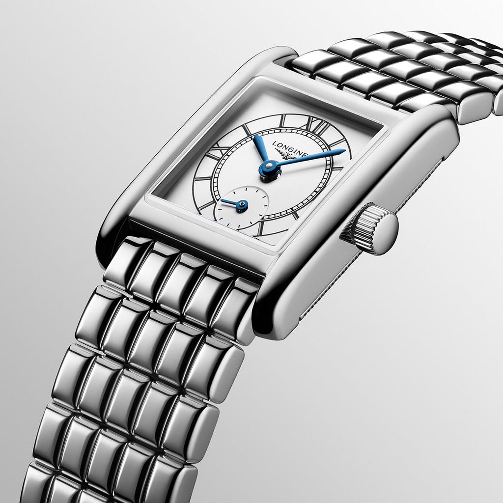 Longines Женские часы Mini DolceVita Sector Dial Art Deco Прямоугольные из нержавеющей стали (L5.200.4.75.6)