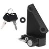 Motorcycle Helmet Lock - Aluminum Alloy Motorcycle Anti-Theft Helmet Lock Mount, Left Side, Fits YZF R1M/R1S/R6 (Black)