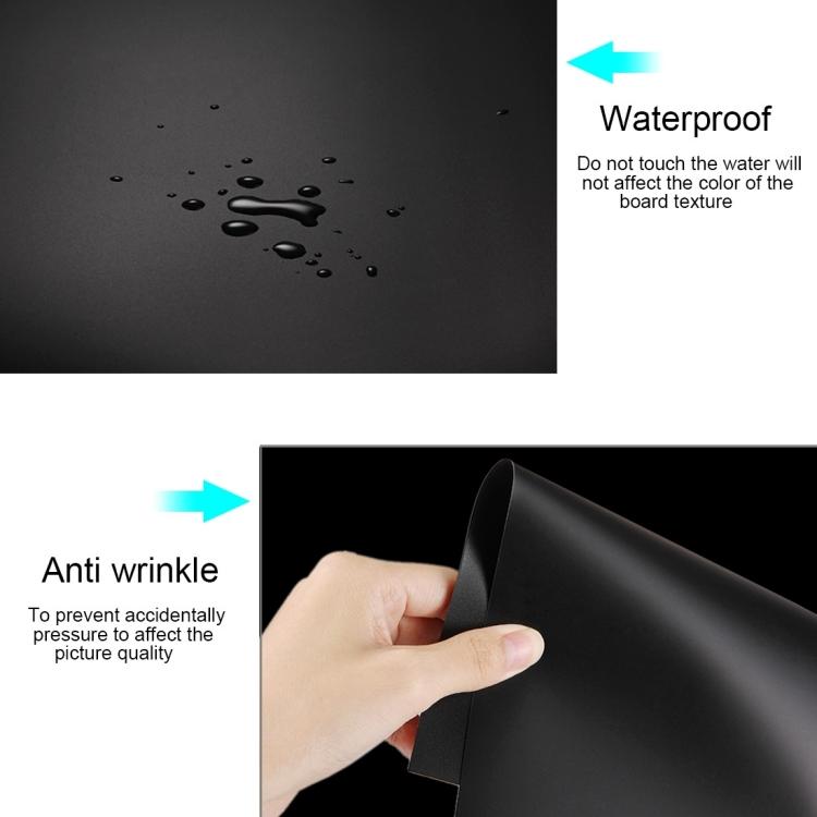 PULUZ фотофон наборы бумаги из ПВХ для студийной палатки, размер: 121см х 58см