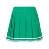 MARTINE GOLF Кюлоты с цветной полосой и складками_Зеленый