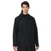 Soccer Jacket Rain Top AMT35279 Waterproof Stretch BK M Men's (Black)