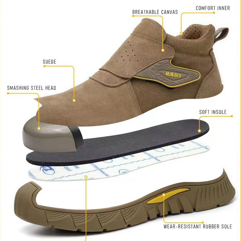 Легкая мягкая подошва противоожоговая защитная обувь для сварки для мужчин противоударные стальные носки защитная рабочая обувь огнестойкая обувь для сварки Star