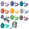 3D Printed Mini Dragon Egg Articulated Dragon Fidget Toy Inside Egg Easter Basket