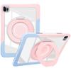 Для iPad Про 11 (2022)/(2021)/(2020)/Воздух (2022)/(2020) Чехол-подставка с вращением, ПК+силикон, противоударный чехол для планшета