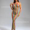 Hot-selling Sexy Underwear, Sexy Suspenders, Colorful One-piece Netwear, Free Open Gear Temptation Tights