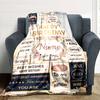 Vintage Birthday Celebration Blanket Comfortable Texture For Sofa Couch Office Bed Picnics Allseason Use Cozy Home Lovers Ideal Gift For Birthday