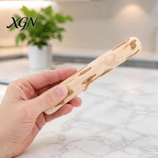 Interactive Dog Toys for Indoor Play Coffee Wood Chew Toy, Wooden Puppy Teething Natural Anxiety Relief Stick, Dental Health Toy Small Medium