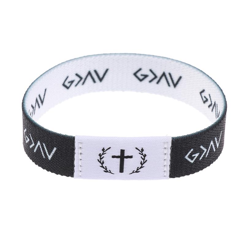 Носимый библейский браслет Религиозные браслеты Христианский браслет с ежедневным библейским стихом с NFC RFID эластичным браслетом