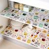 1 Roll Shelf Liner, Multifunctional Drawer Liner, Cute Cartoon Printing Non-Adhesive Pad, Waterproof And Oil-Proof Drawer Pape