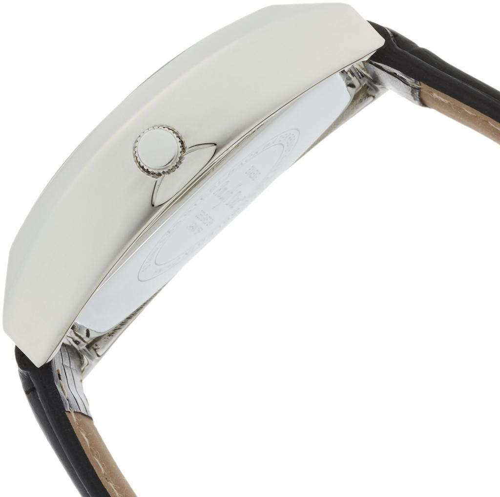 Аналоговый кожаный ремешок водонепроницаемый Tonneau черный A35M20 [Arias] Мужской