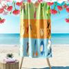 Whimsical Creature Art Beach Towel Outdoor Camping Beach Towel for Vacation Photos Seaside Outdoor Pool Towel Swim Beach Travel and Vacation Towels