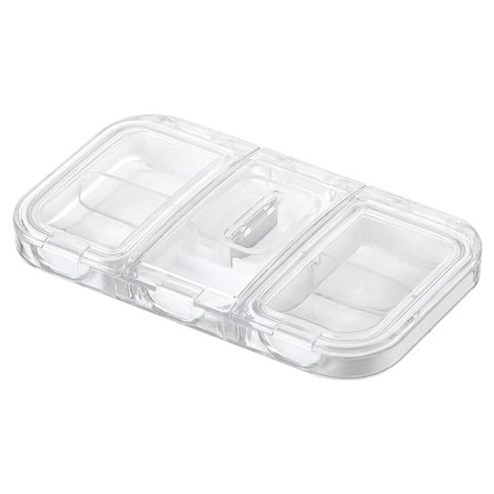 Экономия места в коробке для таблеток с помощью резака для ПК. Держатель для витаминов. Органайзер для таблеток для общежития.