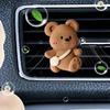 Мультяшный мишка, клипса для освежителя воздуха в вентиляционное отверстие автомобиля, креативные украшения для салона автомобиля, милые автомобильные аксессуары