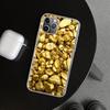 Чехол-бампер с узором из тонкого золота для iPhone 11 12 13 Mini 14 15 Plus 16 Pro Max 17 Air 7 8 + SE Художественный Индивидуальный Fundas