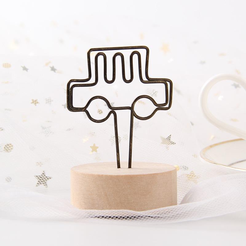 Retro Wood Message Note Holder