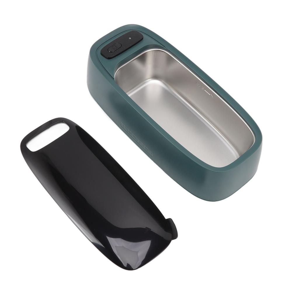 Ультразвуковой очиститель портативный небольшой 400 мл машина для очистки ювелирных изделий очков часов 100?240 В США