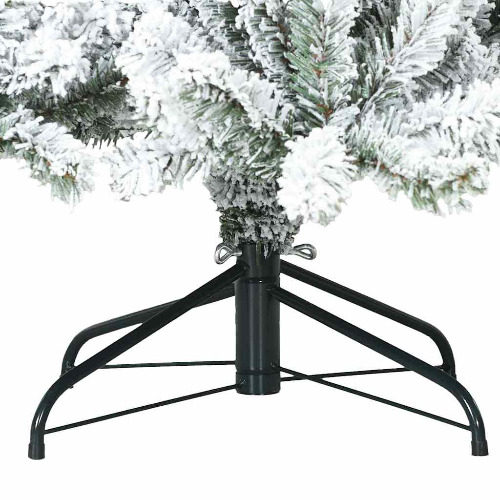 Artificial Hinged Christmas Tree Snow White 210 cm