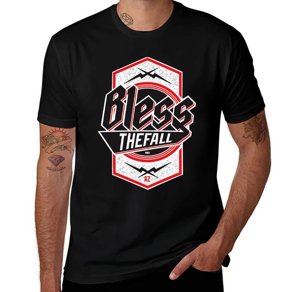 Blessthefall Shield Tshirt Holiday Party Tshirt For Men