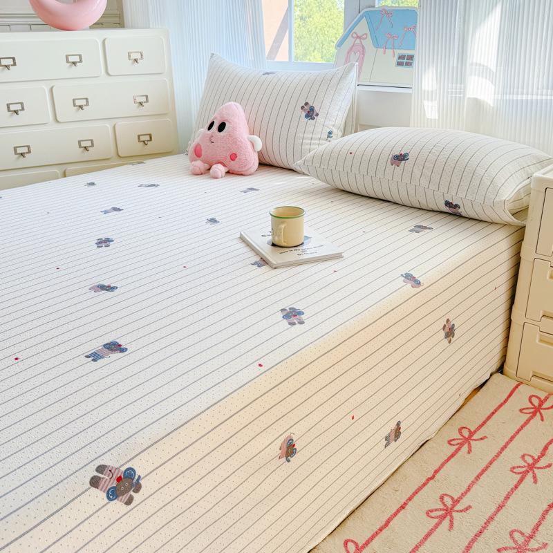 2026 Cloud-Like Double-Layer Gauze Bed Sheet - Skin-Friendly, Comfortable, All-Season Bed Sheet