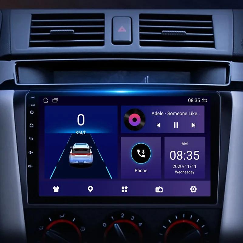 JIUYIN Android 12 Carplay для Mazda 3 2004 2005 2006 2007 2008 2009 Автомобильное радио с мультимедийным проигрывателем BOSE 2 Din Stereo GPS DVD