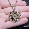 Ожерелье «Цветок жизни», принадлежности для изготовления ювелирных изделий, винтажные модные украшения на шею