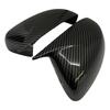 For Mitsubishi Lancer X 10 EX EVO 2013-2016 M Style Black/Carbon Side Door Rearview Mirror Cover Cap Trim Shell Sticker Car