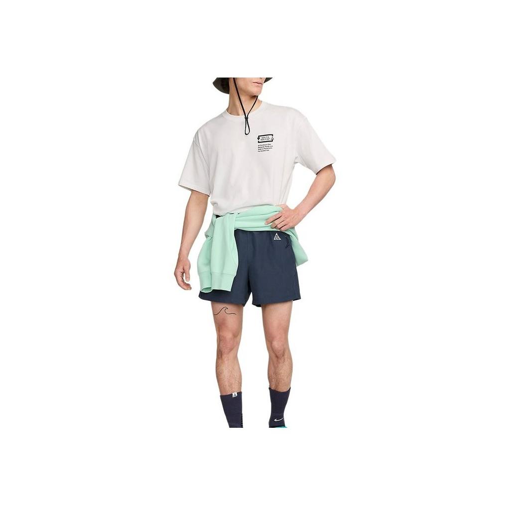 Nike ACG Series Solid Color Lace Loose Quick-Dry Lined Casual Shorts Men Shorts Thunder-Blue FN2473-437
