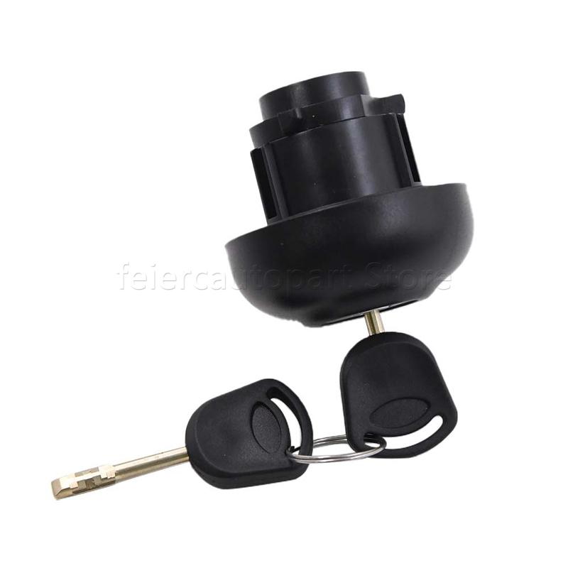 For Ford Transit Mk7 Anti Theft Diesel Fuel Tank Filler Cap Cover Lock With 2 Keys Kit 2006 - 2018 1715043 9C119K163AA