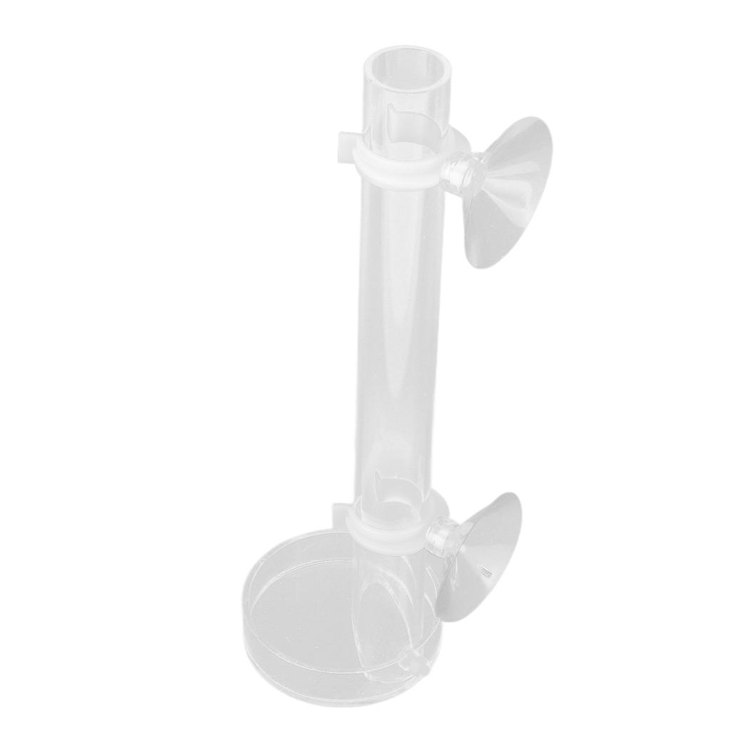 Mini Shrimp Feeding Tube Acrylic Transparent Crystal Shrimp Feeder for Fish Tank Aquarium25CM