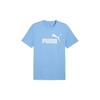 Essentials Logo Casual Comfortable Letter Short Sleeve Breathable T-Shirt Men T-Shirt Light-Blue 689312-57
