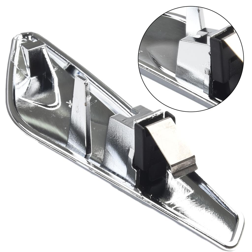 2pcs Car Front Fender Chrome Finisher Left Right Side Chrome Finisher For BMW For X3 F25 For X4 F26 51117338569,51117338570