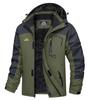 Windbreaker Tactical Jacket Military Climbing Wear Camouflage Outdoor Work Parka Green CN Size M [MAGCOMSEN] XL=Japanese