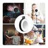 Перезаряжаемая кольцевая лампа для телефона с откидным дизайном на 180 градусов, заполняющий свет с 3 режимами, регулируемой яркостью, магнитный свет для селфи