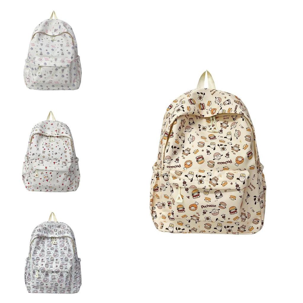 Sanrio Cartoon Animal Backpack With Breathable Fabric For School Students