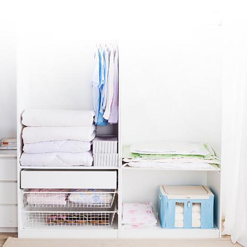 Вакуумные мешки для хранения с клапаном, складные, сжатые, экономящие место, для хранения одежды, полотенец, одеял