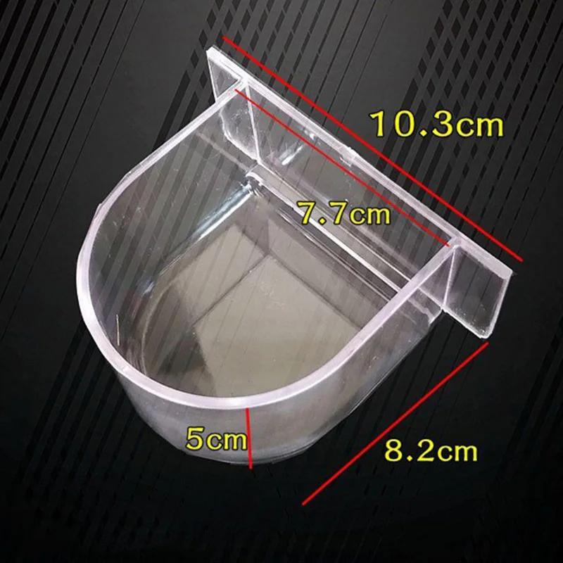 Bird Cage Food Boxes Trough Parrot Feeder Food Water Bowl Cup Budgerigar Macaws Finches Canary Bird Feeding Birdcage Food Boxes
