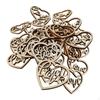 50Pcs Letter Love Wood Slices Chips Rustic Wooden Discs Embellishments Pieces for Party