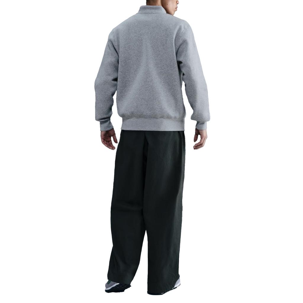 Nike Спортивная толстовка пуловер с молнией до середины груди с логотипом клуба Мужские толстовки Серый FN3865-063