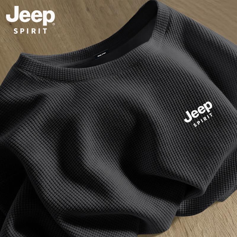 Мужская повседневная футболка с вафельной вязкой JEEP SPIRIT