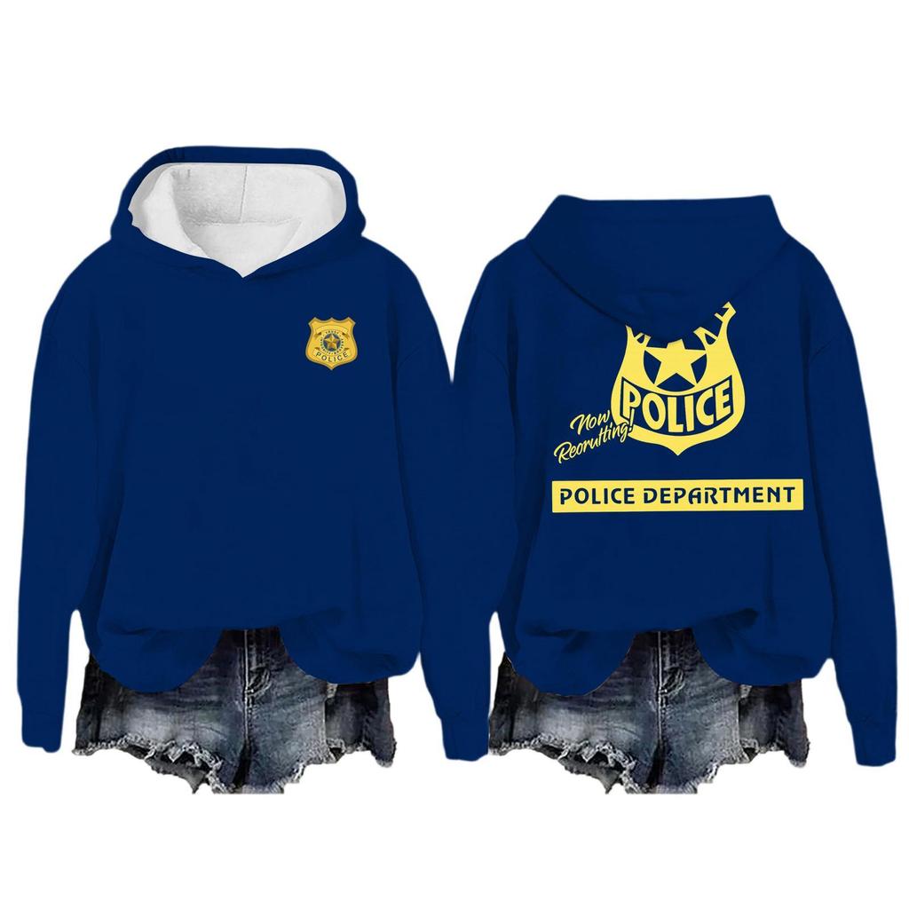 Women's Casual Long-Sleeved Pullover Hoodie With Print