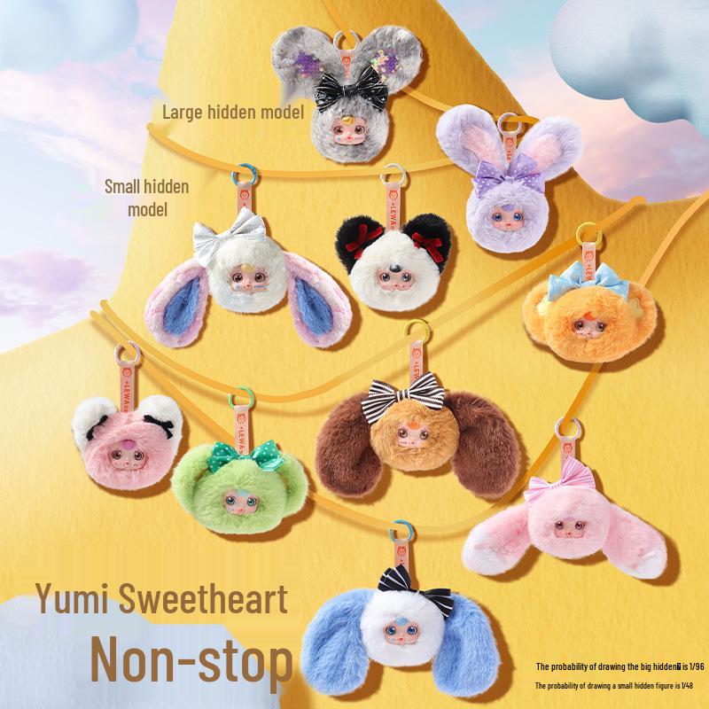 Three Little Hairs (Samuel) Mini Plush Animal Doll Blind Box - Cute, Creative, Funny Ornament