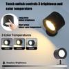Glowright Smart Lights, Glowright Lights, Glow Right Light, Smart+ Halo Lux, перезаряжаемый, 3 цветовых температуры, регулируемая яркость, магнитное вращение на 360°