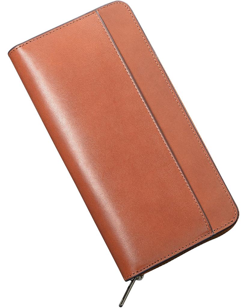ACLUO Tochigi Leather Long Wallet Made by a Top Leather Craftsman Genuine Leather Wallet Thin Large Capacity Long Zaif Leather Wallet YKK Zipper Coin