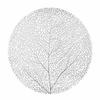 Podkładka Na Stół 38 Leaf Srebrna Pod Talerze