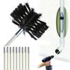 Nylon Cleaning Rods Soot Sweeping Brush Rod Kit Sweep Kit Chimney