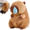 REDICE Capybara Stuffed Toy with Runny Nose [New Material In 2024] Soft and Skin-friendly 22cm33cm45cm Fluffy Cute Healing Capybara Interior Store