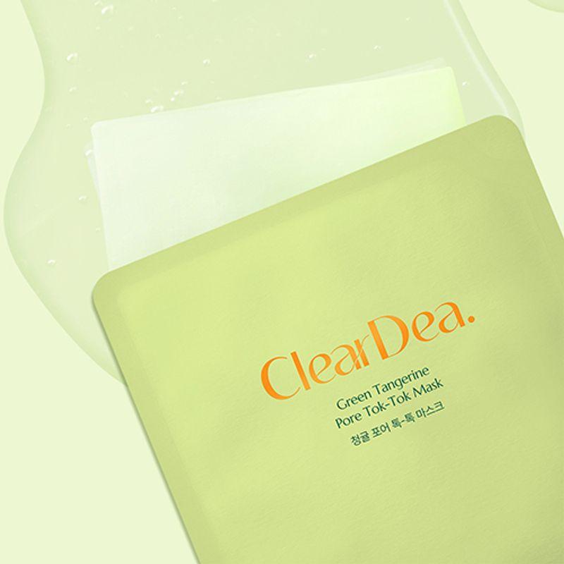 [ClearDea.] Маска-пузырьки с зеленым мандарином для пор (4 шт.)