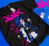 Jinx Arcane T-Shirt Japanese Anime Cartoon Jinx Arcane Graphic Shirt Gift 286