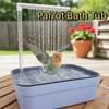 Quiet Operation Parrot Bath Tub USB Electric Circulating Water Bathtub  Parrot Grooming