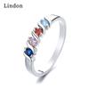 Классическое кольцо Lindon из медного сплава с цирконием, женские ювелирные изделия, свадебный подарок для вечеринки